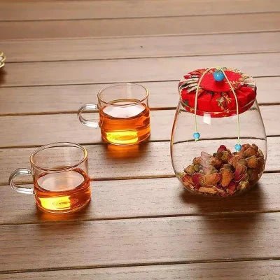 Bocale en verre hermetique - HermeticContainers™ - Rouge - Atelier Rangement